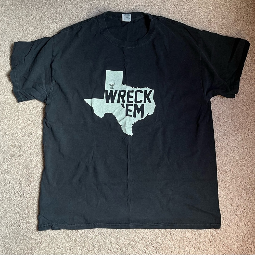 Black Wreck ‘Em Texas Tech TTU T-Shirt